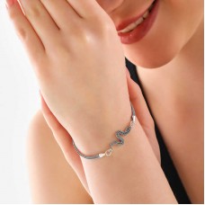 Gümüş Yılan Kadın Bileklik