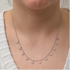 Gümüş Yıldız Şans Kadın Kolye