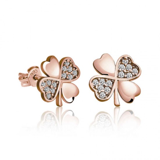 Gümüş Yonca Kadın Küpe Gümüş Yonca Kadın Küpe