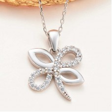 Gümüş Yusufçuk Kadın Kolye