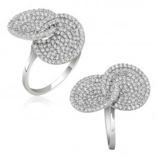 Gümüş Zirkon Taşlı Bayan Yüzük