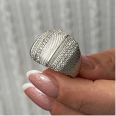 Gümüş Zirkon Taşlı Kadın Yüzük