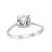 Gümüş Tek Taş Bayan Yüzük Gümüş Tek Taş Bayan Yüzük