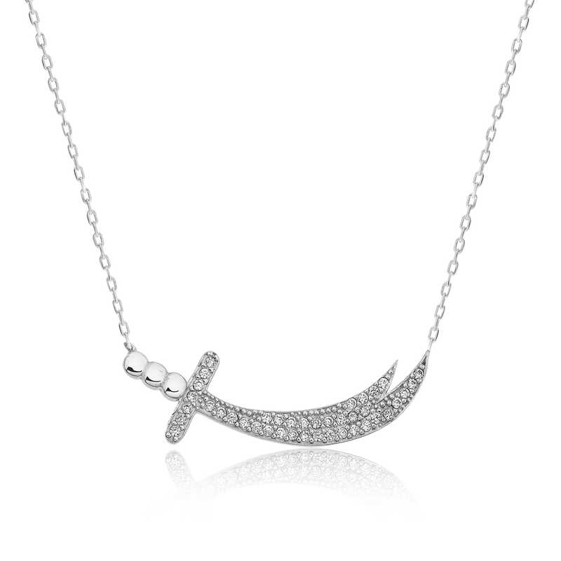 Gümüş Zülfikar Kılıcı Kadın Kolye Gümüş Zülfikar Kılıcı Kadın Kolye