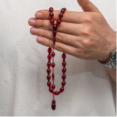 Sıkma Kehribar Tesbih