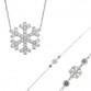 Gümüş Kar Tanesi Bayan Set
