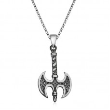 Gümüş Balta Kolye