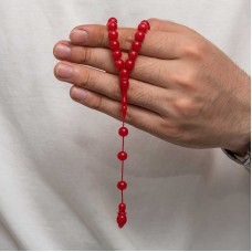 Yuvarlak Sıkma Kehribar Tesbih