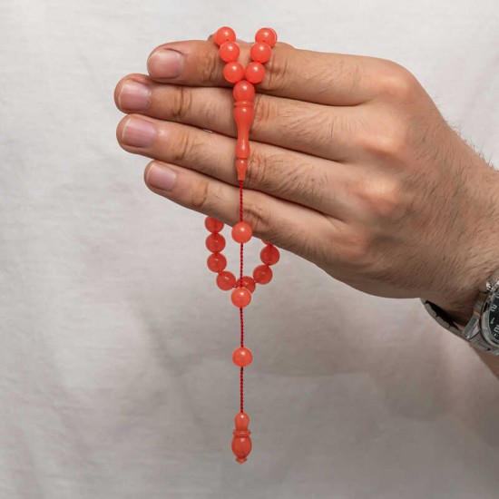 Yuvarlak Sıkma Kehribar Tesbih Yuvarlak Sıkma Kehribar Tesbih