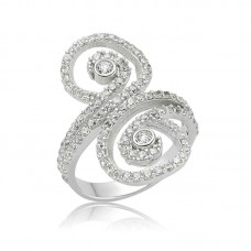 Gümüş Sonsuzluk Bayan Yüzük