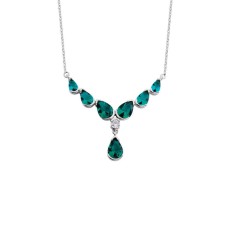 V Damla Gümüş Kolye GMS1386