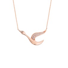 Turna Gümüş Kolye  GMS1390