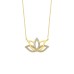 Lotus Çiçeği Gümüş Kolye GMS977