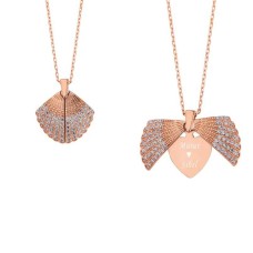 İstiridye Kabuğu İsimli Gümüş Kolye GMS1076