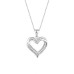 Taşlı Kalp Gümüş Kolye GMS1951 Taşlı Kalp Gümüş Kolye GMS1951
