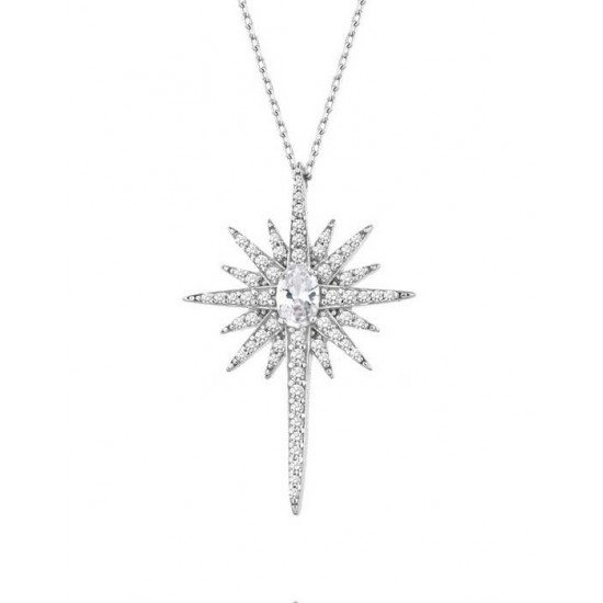 Kutup Yıldızı Gümüş Kolye GMS2009