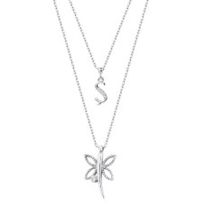 Harfli Yusufçuk Gümüş Kolye GMS2039