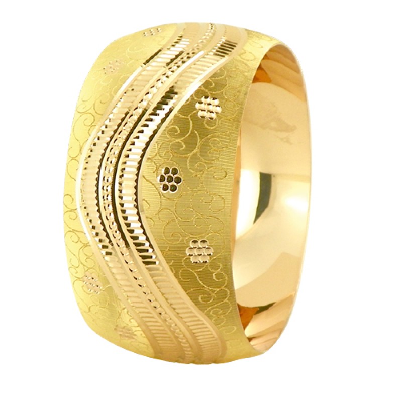 22 Ayar Şarnel 50 gr Mega Bilezik - BLK6074