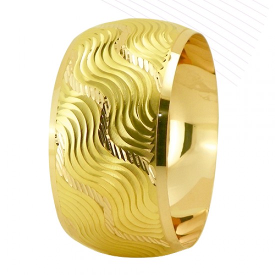 22 Ayar Şarnel 50 gr Mega Bilezik - BLK6076