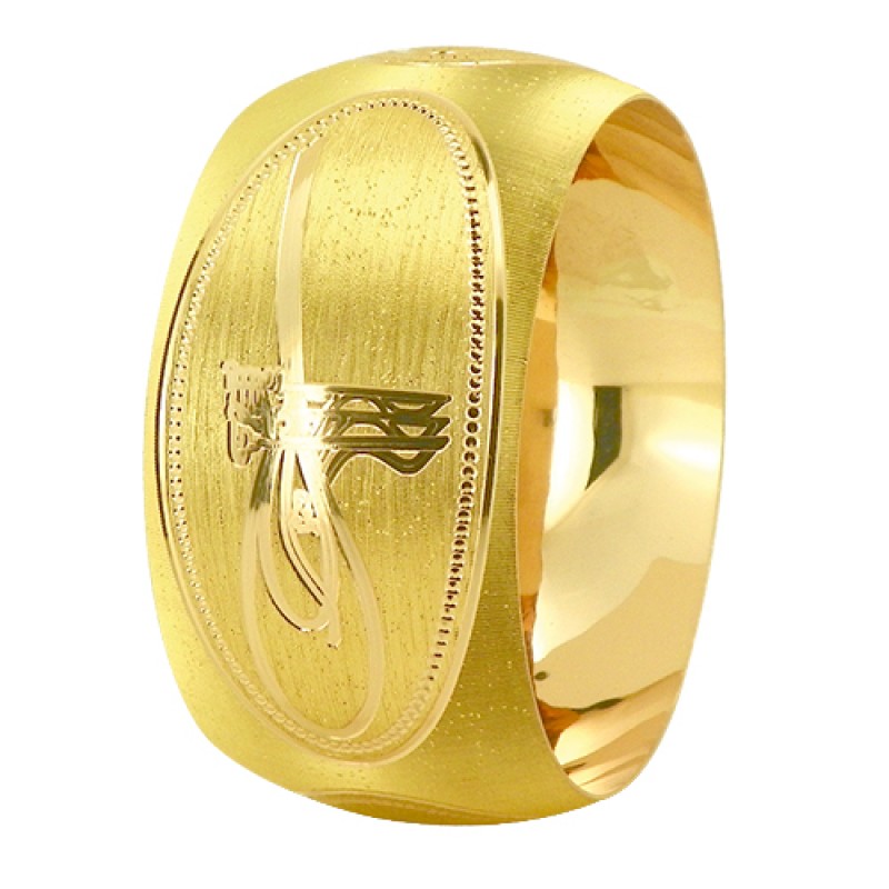 22 Ayar Şarnel 50 gr Tuğra Bilezik - BLK6084