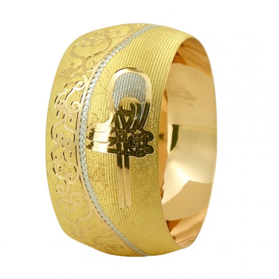 22 Ayar Şarnel 50 gr Tuğra Bilezik - BLK6089