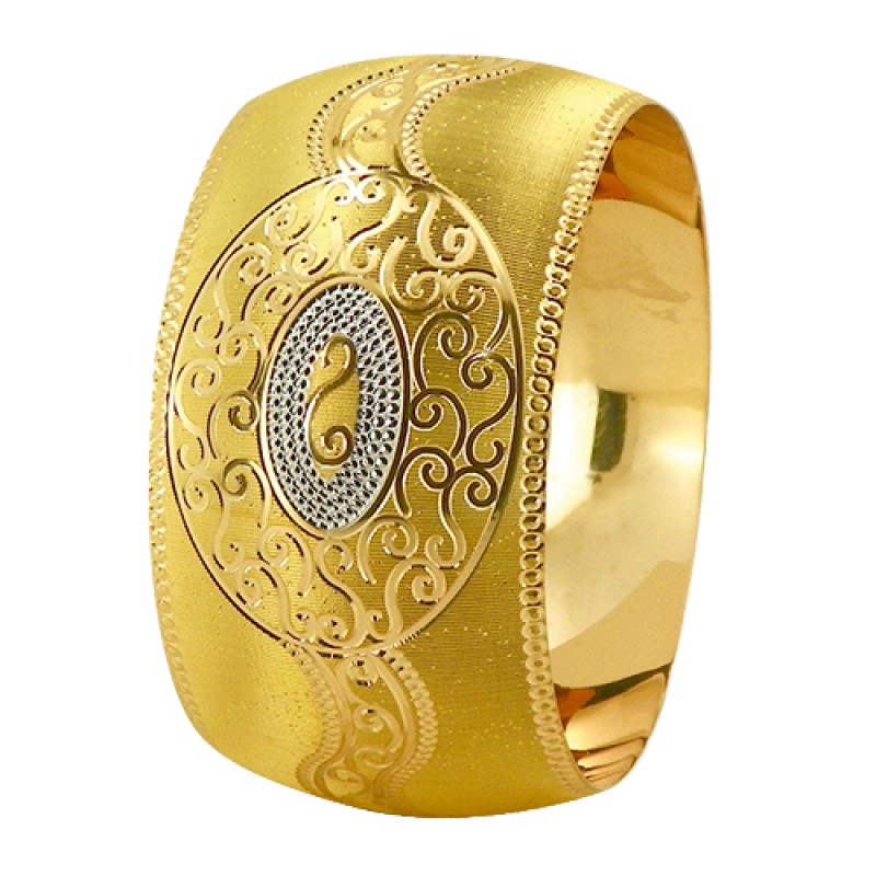 22 Ayar Şarnel 50 gr Mega Bilezik - BLK6114 22 Ayar Şarnel 50 gr Mega Bilezik - BLK6114