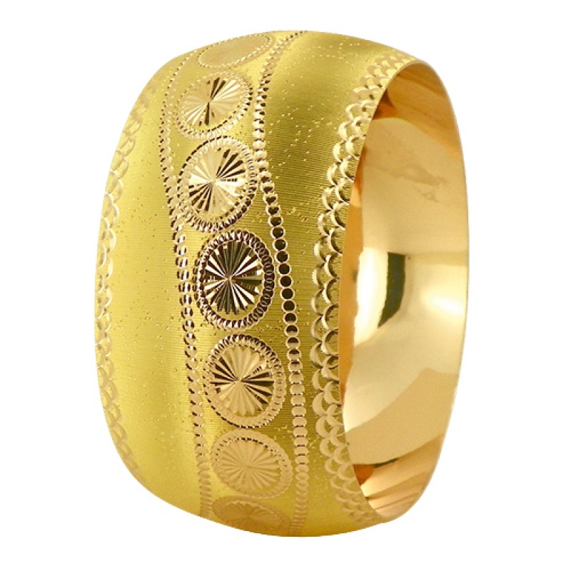 22 Ayar Şarnel 50 gr Mega Bilezik - BLK6136 22 Ayar Şarnel 50 gr Mega Bilezik - BLK6136