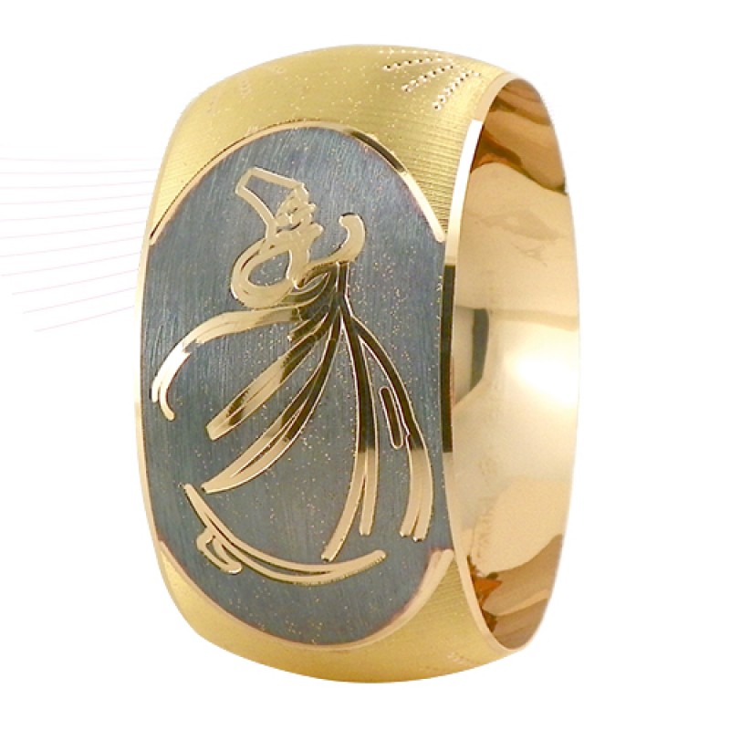 22 Ayar Şarnel 50 gr Mega Mevlana Bilezik - BLK6146