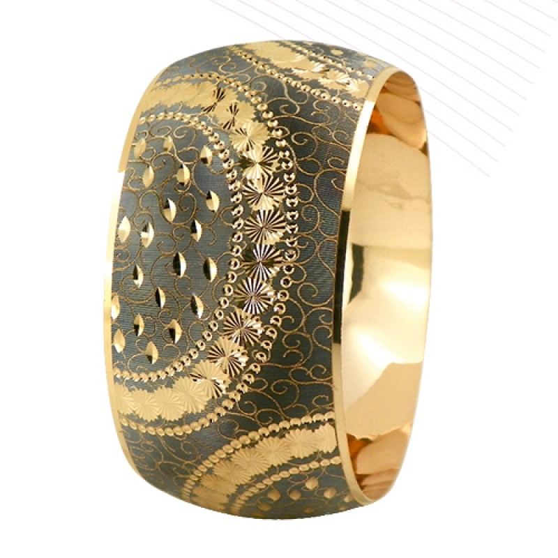 22 Ayar Şarnel 50 gr Mega Bilezik - BLK6160