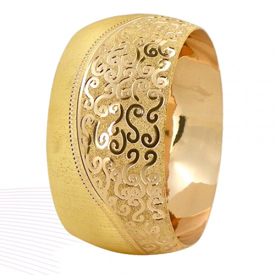 22 Ayar Şarnel 50 gr Mega Bilezik - BLK6169