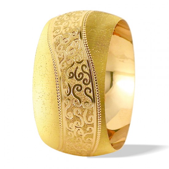 22 Ayar Şarnel 50 gr Mega Bilezik - BLK6178