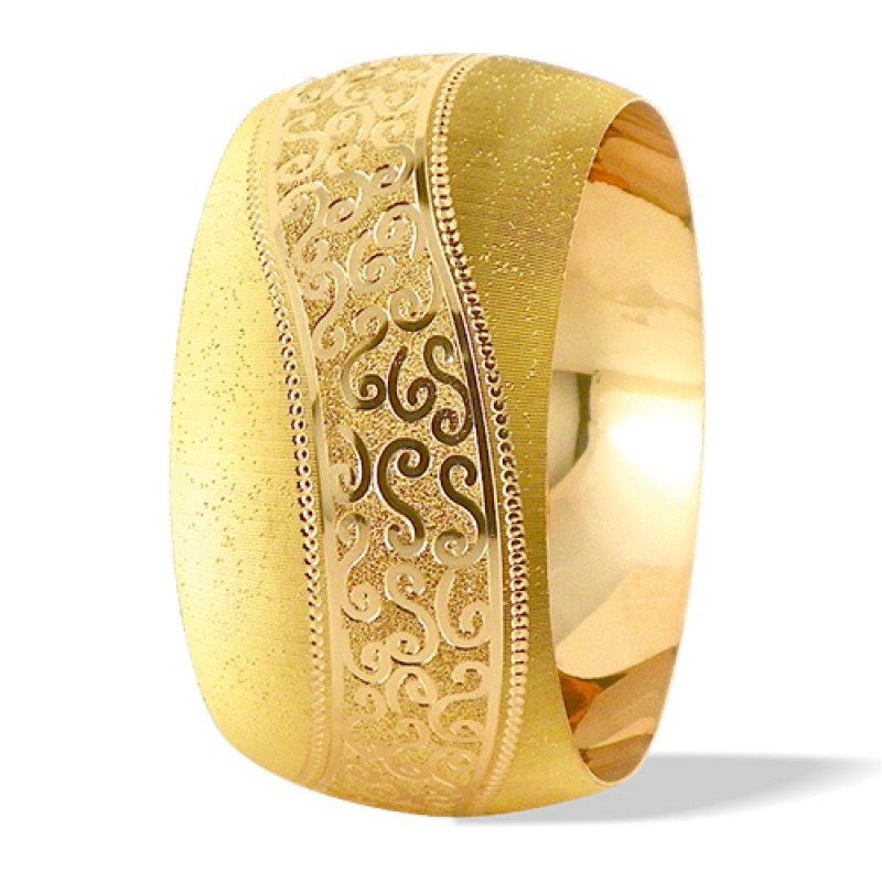 22 Ayar Şarnel 50 gr Mega Bilezik - BLK6178