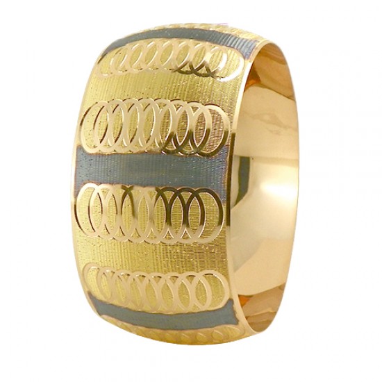 22 Ayar Şarnel 50 gr Mega Bilezik - BLK6206