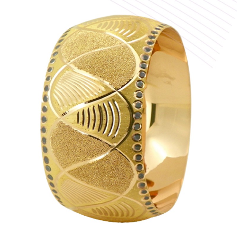 22 Ayar Şarnel 50 gr Mega Bilezik - BLK6208