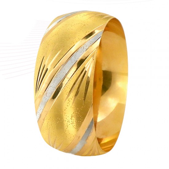 22 Ayar Şarnel 40 gr Mega Bilezik - BLK6279