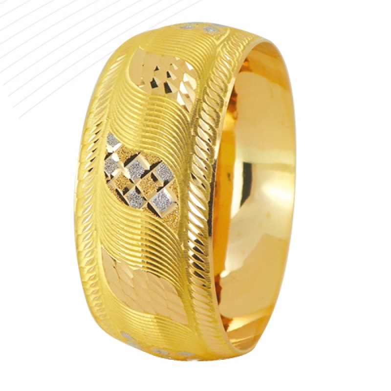 22 Ayar Şarnel 40 gr Mega Bilezik - BLK6286