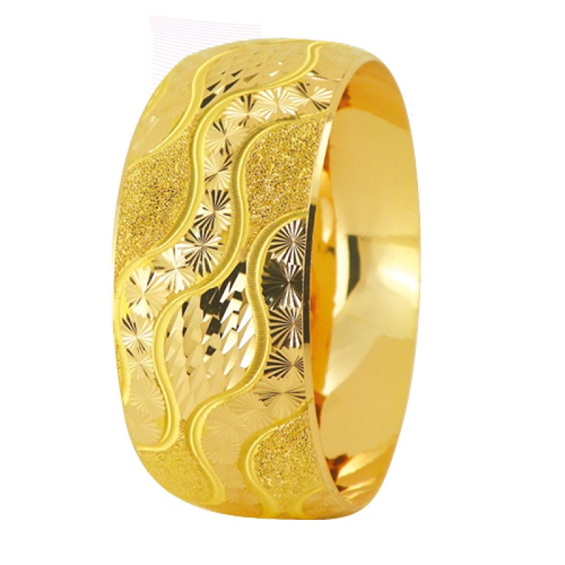 22 Ayar Şarnel 40 gr Mega Bilezik - BLK6288