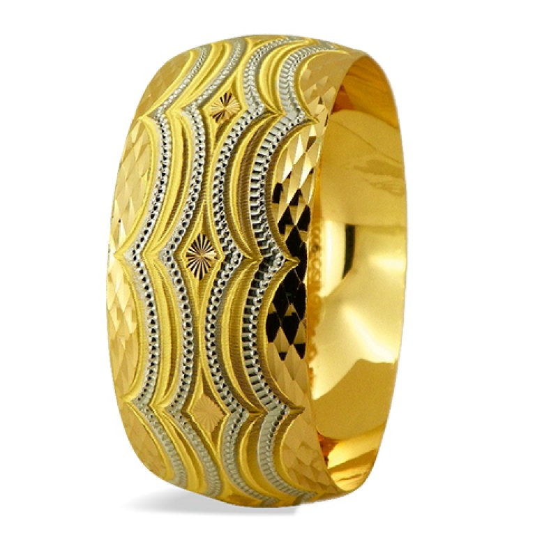 22 Ayar Şarnel 40 gr Mega Bilezik - BLK6311