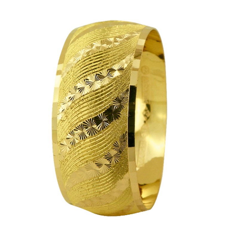 22 Ayar Şarnel 40 gr Mega Bilezik - BLK6346