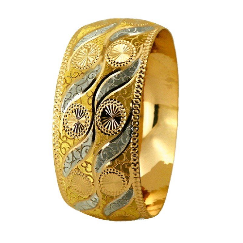 22 Ayar Şarnel 40 gr Mega Bilezik - BLK6354