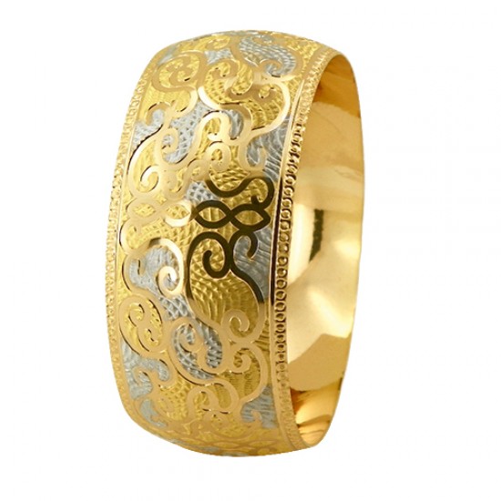 22 Ayar Şarnel 40 gr Mega Bilezik - BLK6356