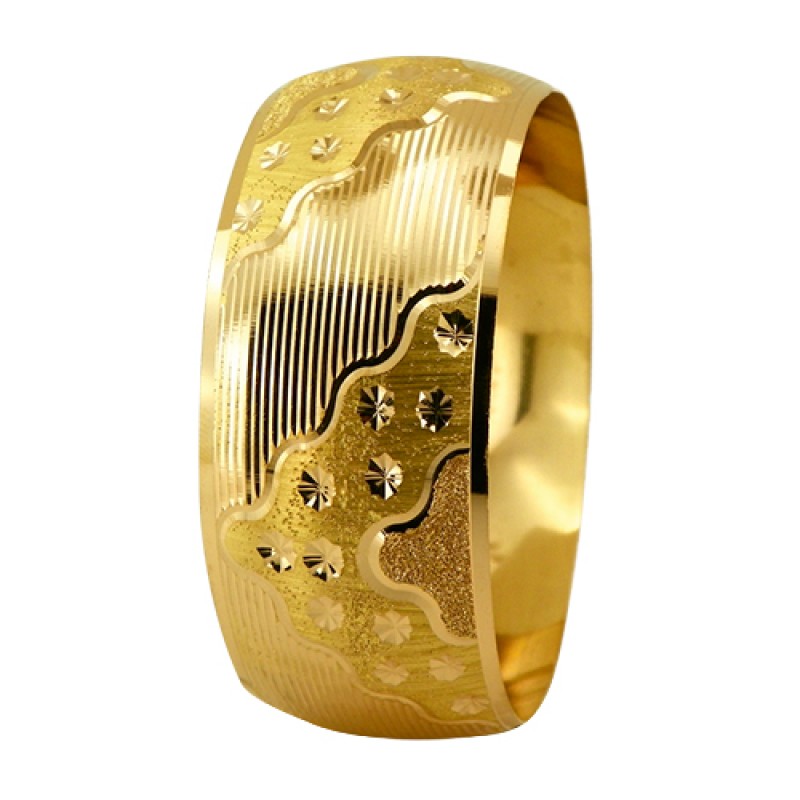 22 Ayar Şarnel 40 gr Mega Bilezik - BLK6357