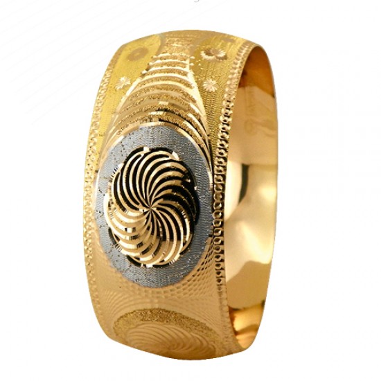 22 Ayar Şarnel 40 gr Mega Bilezik - BLK6358