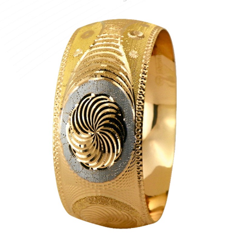 22 Ayar Şarnel 40 gr Mega Bilezik - BLK6358