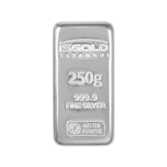 250 Gram Gümüş Külçe