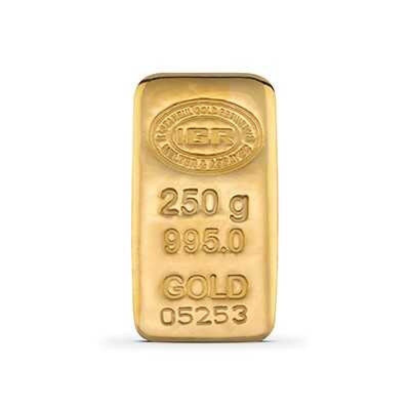 250 gr 24 Ayar İAR Külçe Altın