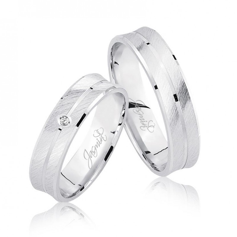 Beyaz Altın Alyans 2901-3 Beyaz Altın Alyans 2901-3