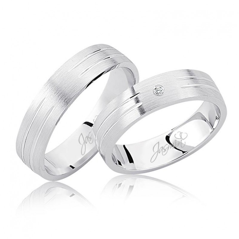 Beyaz Altın Alyans 2905-3 Beyaz Altın Alyans 2905-3