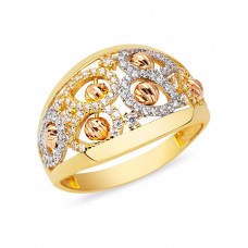 Damla Motif Dorika Yüzük YZK456