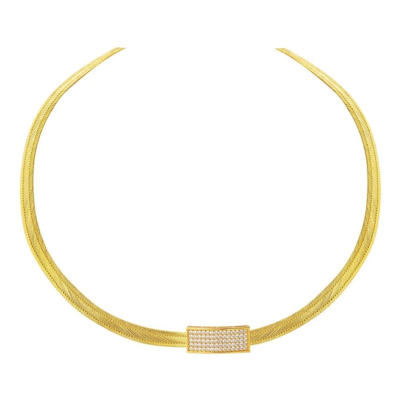 3 Sıra Taşlı 22 Ayar Trabzon Kolye TK003 3 Sıra Taşlı 22 Ayar Trabzon Kolye TK003